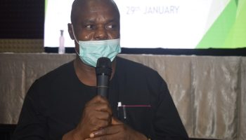 Ebonyi State Commissioner for Business Development, Dr. Stephen Odo chaired a session at the GOM Workshop