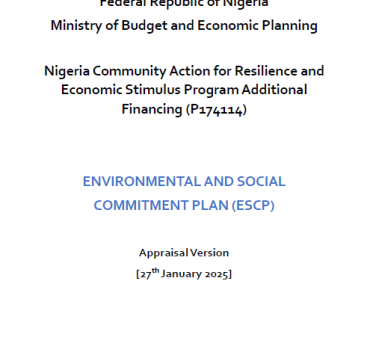 Environmental and Social Commitment Plan