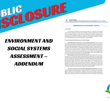 Public disclosure - ESSA-ADDENDUM